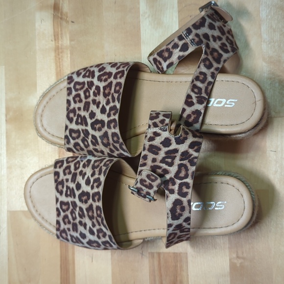 3 for $20 | Cheetah Print Espadrilles | Size 8.5 - Picture 7 of 10